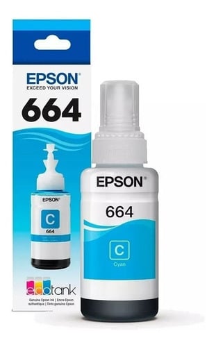 Cartucho Epson L200  Cyan T664220