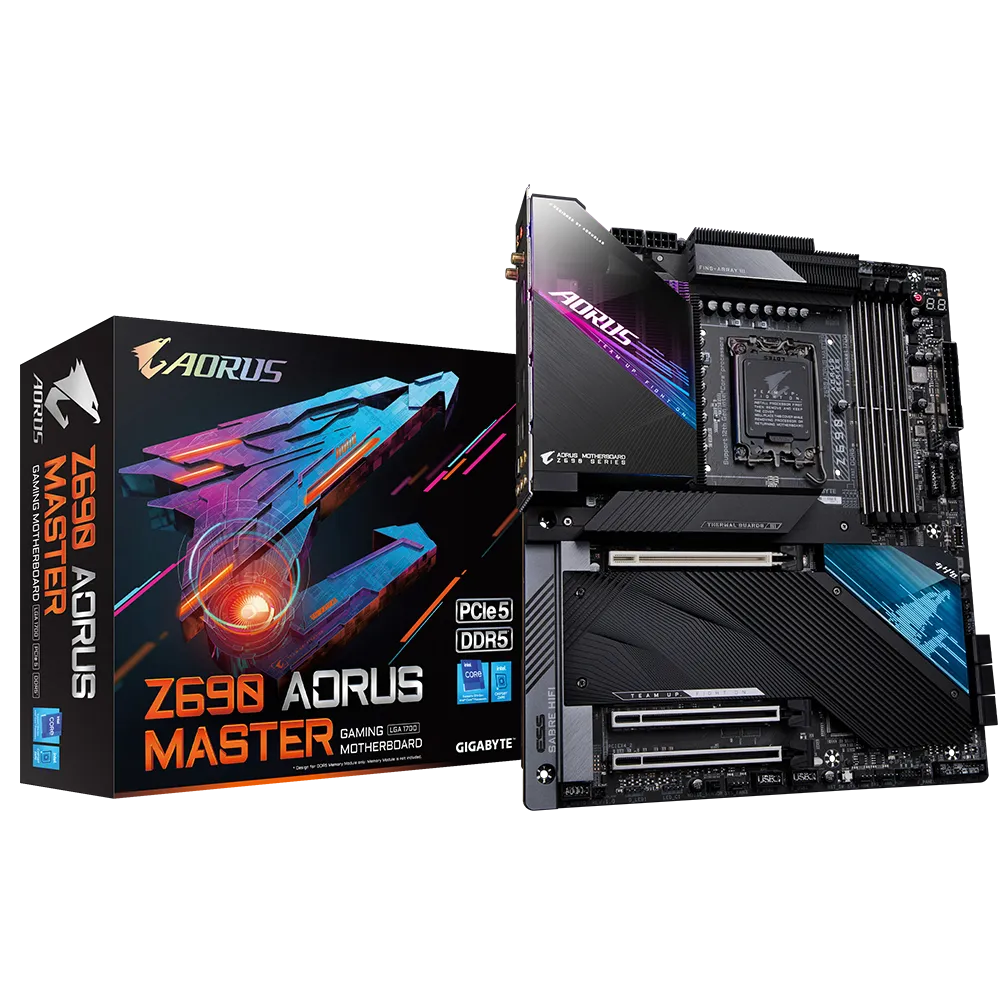 [102585] Mother GIGABYTE Z690 AORUS MASTER DDR5 1.0 s1700 (12va Gen) (7519)