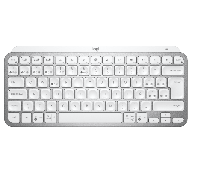 [102654] Teclado Logitech Wireless MX Keys Mini Grey Retroilum 920-010477