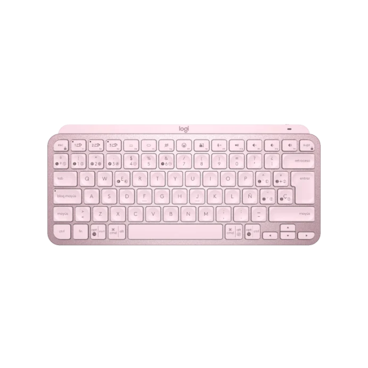 [102655] Teclado Logitech Wireless MX Keys Mini Rose Retroilum 920-010478