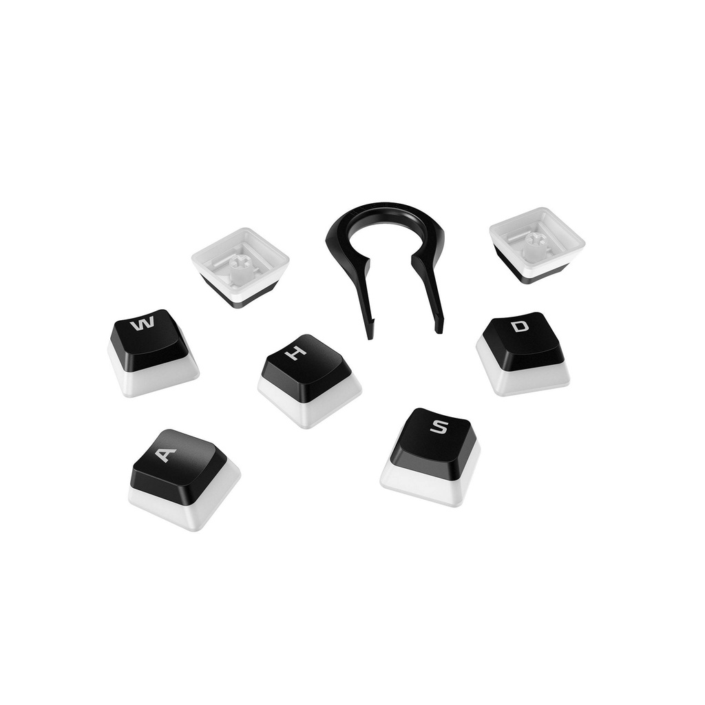 [102674] Kit Teclas HyperX Traslucido Pudding Black SP  HKCPXA-BK-LA/G (7549)