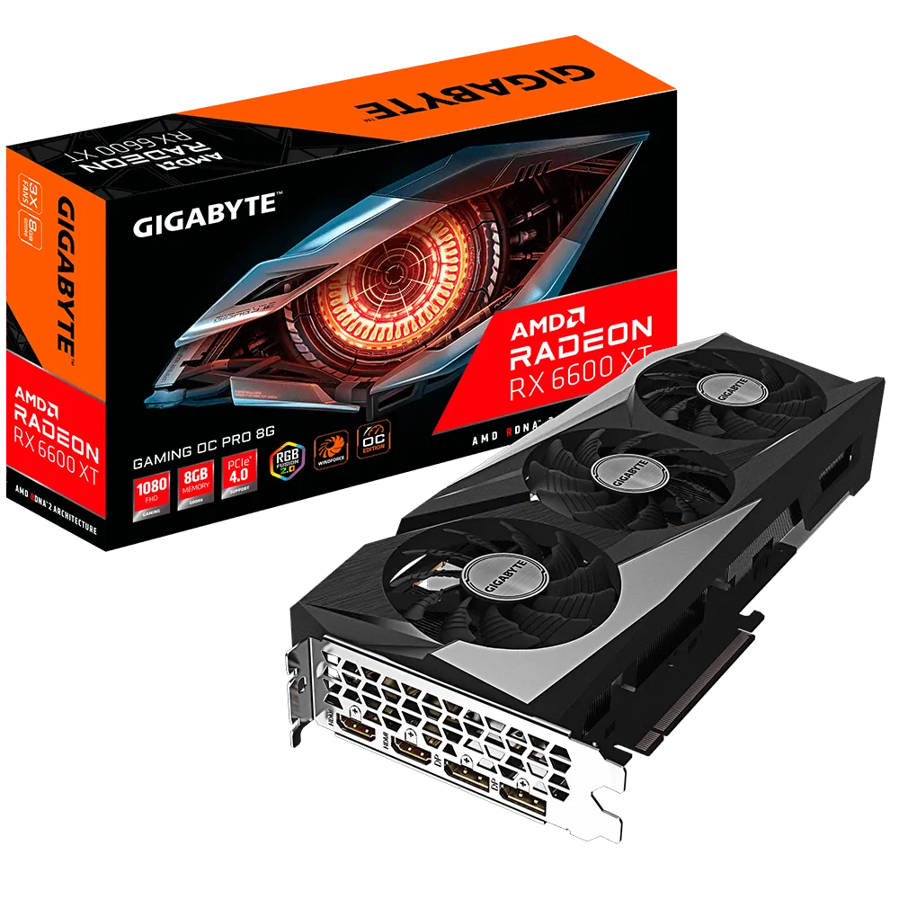 [102696] VGA Gigabyte Radeon RX 6600 XT GAMING OC PRO 8G 1.0 (9756)
