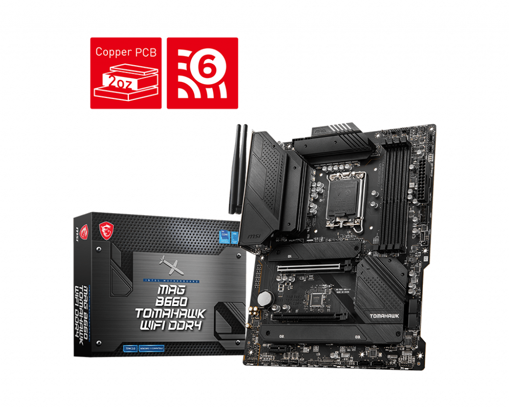 [102702] Mother MSI MAG B660 TOMAHAWK WIFI DDR4 s1700 (12va Gen) (3398)