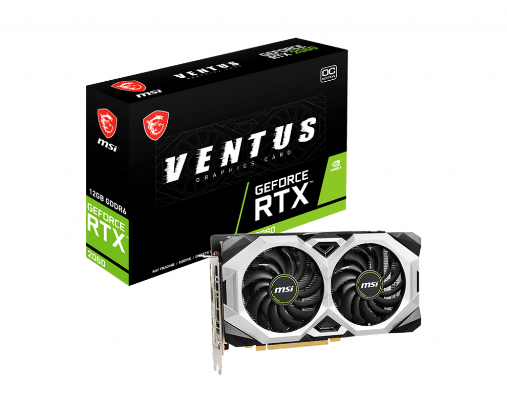 [102713] VGA MSI GeForce RTX 2060 VENTUS 12G OC (5651)