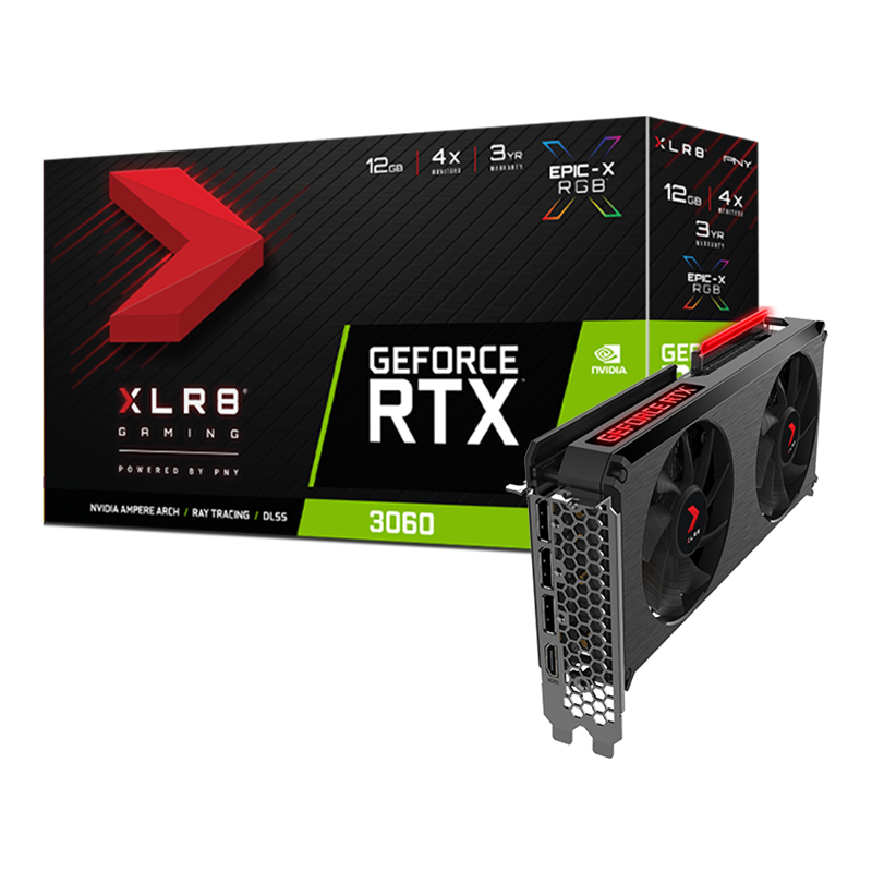 [102723] VGA PNY GeForce RTX 3060 12GB XLR8 GAMING REVEL EPIC-X RGB Dual Fan (3113)