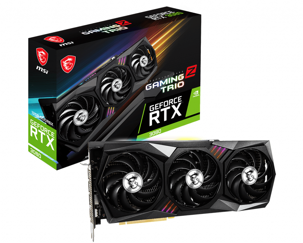 [102724] VGA MSI GeForce RTX 3080 GAMING Z TRIO 12G LHR (2658)