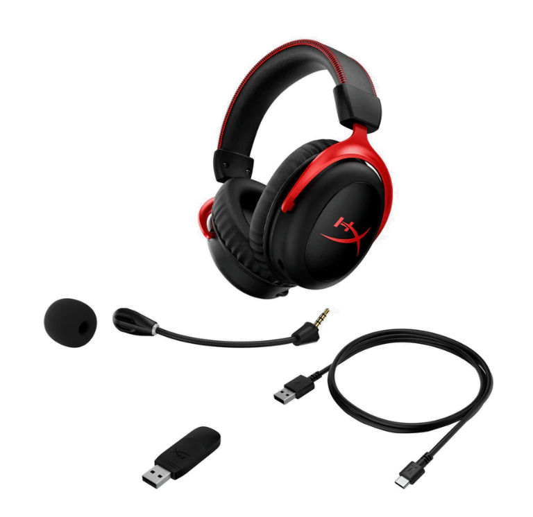 [102737] Auricular HyperX Cloud II 7.1 Wireless Red HHSC2X-BA-RD/G (7842)