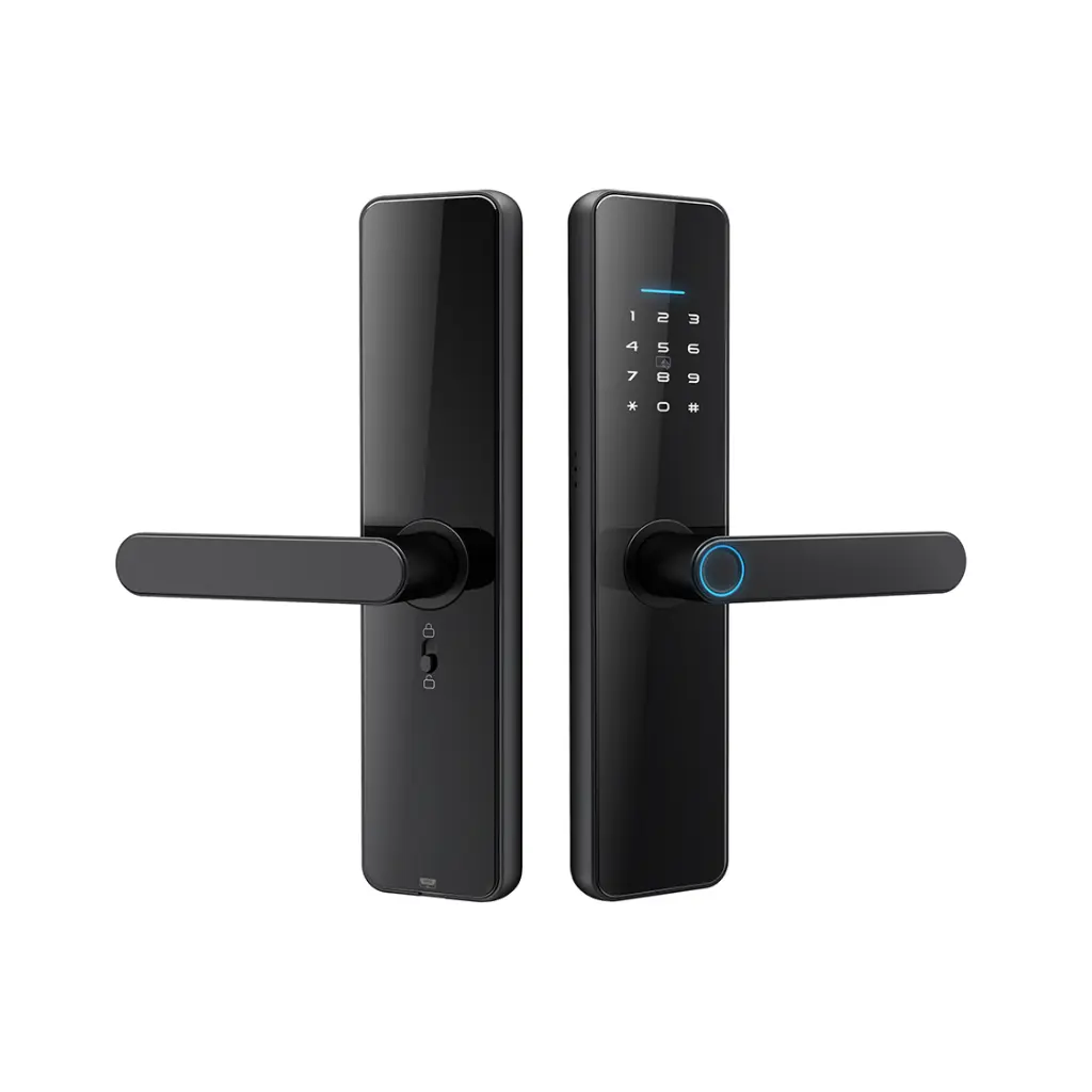 CERRADURA INTELIGENTE BIOMETRICA, WIFI, HUELLA, TARJETA, APP TTLOCK C91