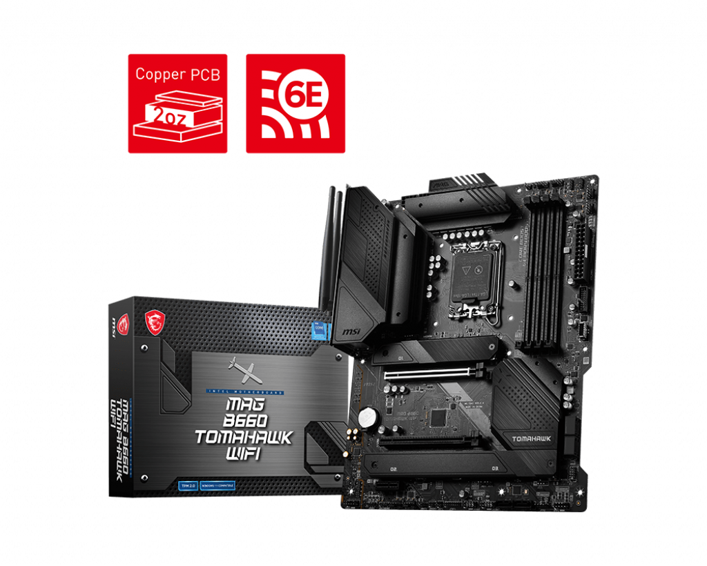 [102760] Mother MSI MAG B660 TOMAHAWK WIFI DDR5 s1700 (12va Gen) (4942)