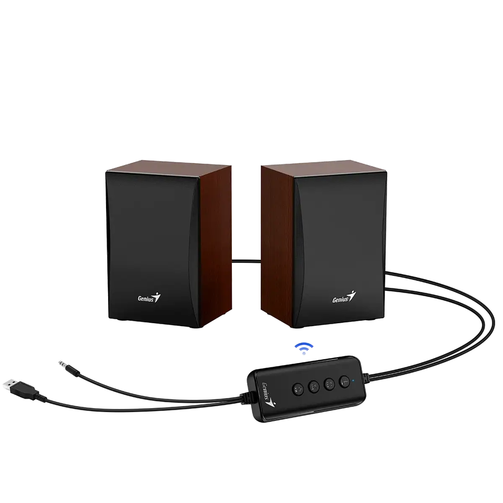 [102770] Parlante Genius SP-HF380 BT USB W00D