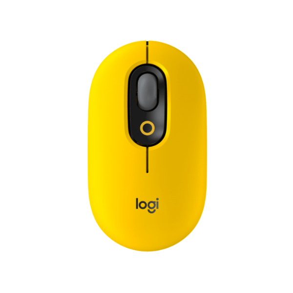[100291] Mouse Logitech Wireless POP Black/Yellow 910-006549