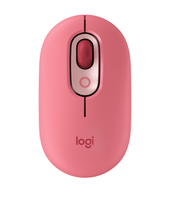 [102811] Mouse Logitech Wireless POP Coral Rose 910-006551