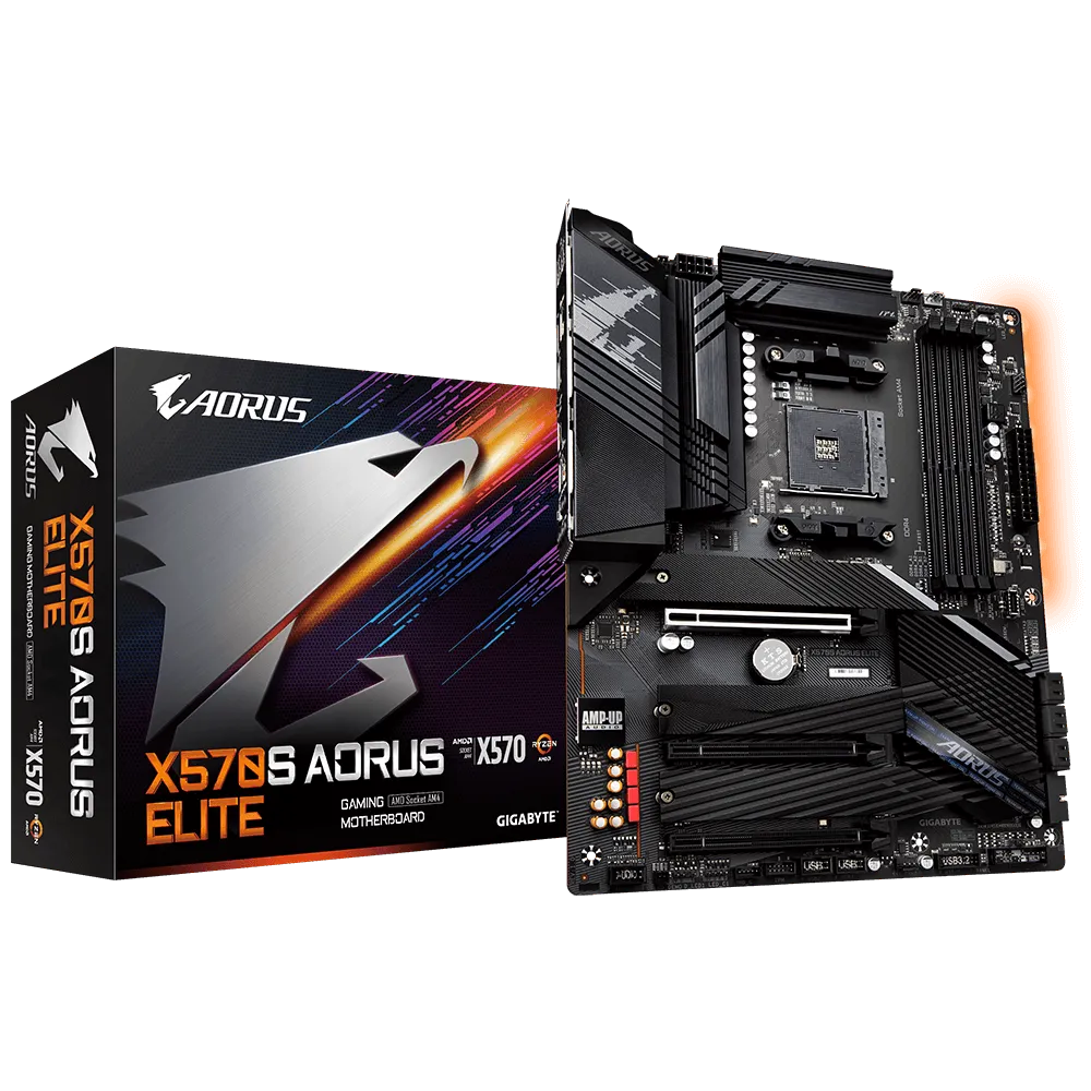 [102822] Mother GIGABYTE X570S AORUS ELITE 1.0 sAM4 DDR4 (3511)