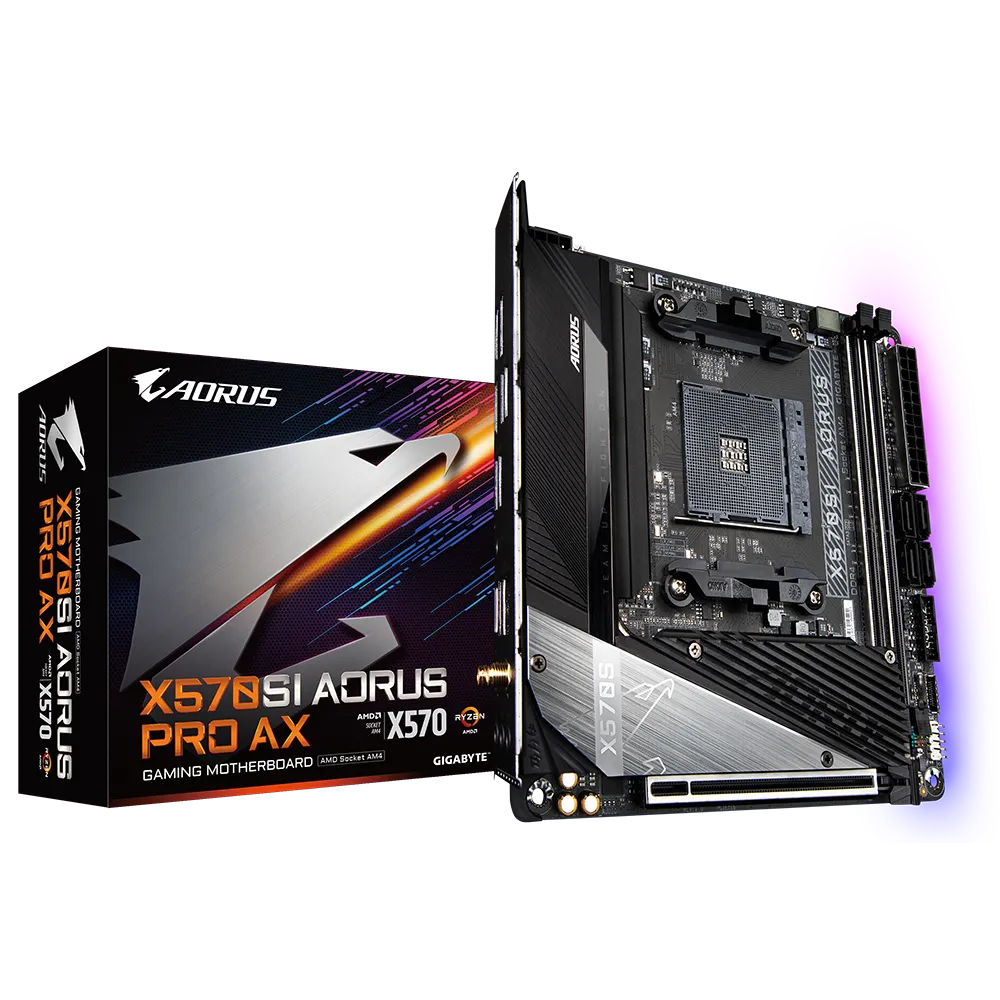 [102824] Mother GIGABYTE X570S AORUS PRO AX ITX sAM4 DDR4 (4808)