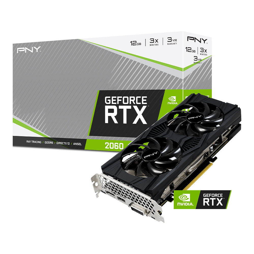 [102826] VGA PNY GeForce RTX 2060 12GB REVEL Dual Fan (6663)