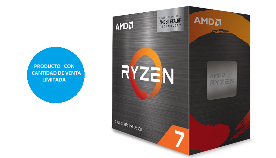 [102847] Proces. AMD Ryzen 7 5800X3D SIN VIDEO SIN COOLER (3797)