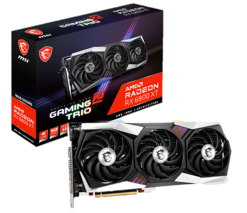 [102849] VGA MSI Radeon RX 6800 XT GAMING Z TRIO 16G (6186)