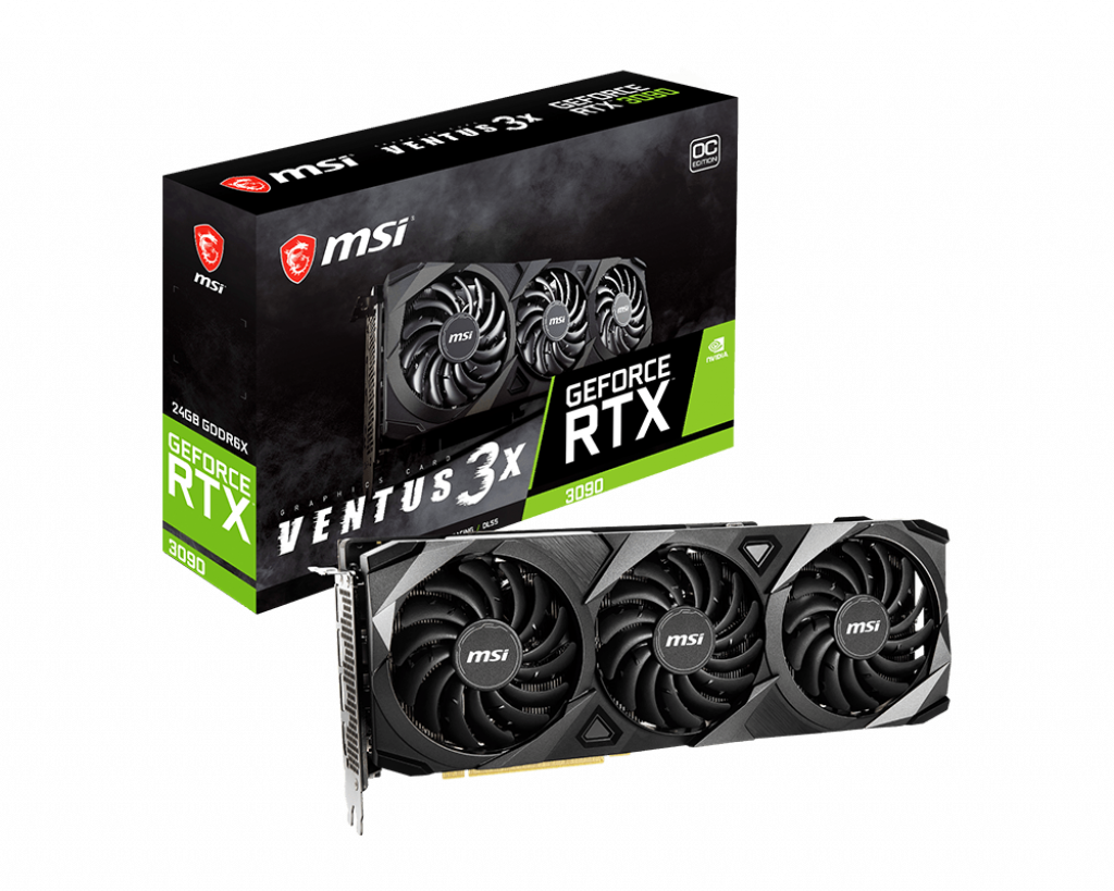 [102853] VGA MSI GeForce RTX 3090 VENTUS 3X 24G OC BV (5576)