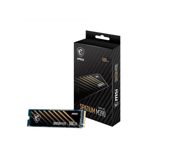 [102855] Disco SSD M.2 MSI SPATIUM M390 500GB PCIe Gen3x4, NVMe 1.4 (5657)