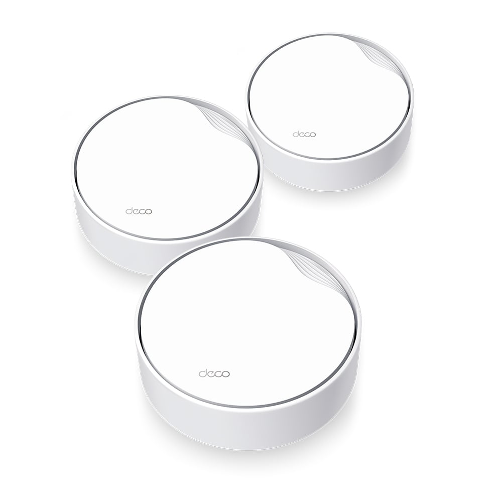 Extensor Indoor Deco X50 POE Pack de 3 Mesh TP Link AX3000 Wifi Gigabit