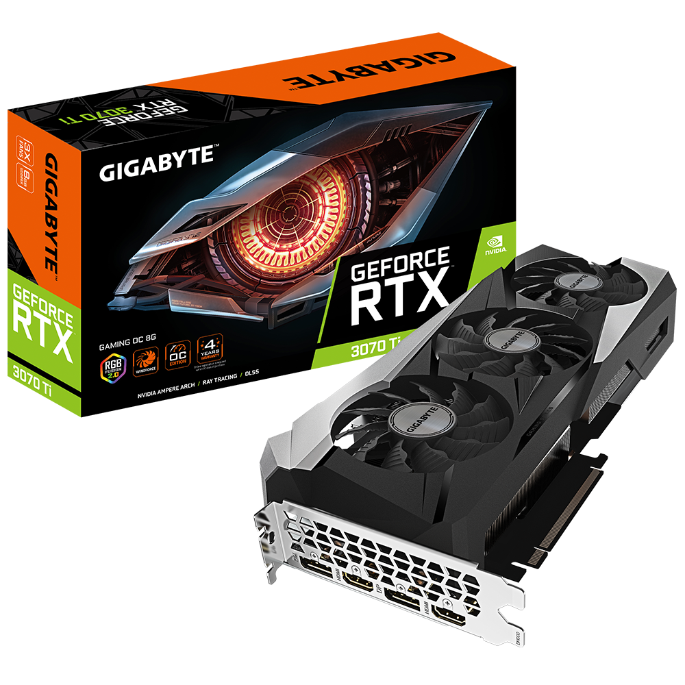 [102896] VGA Gigabyte GeForce RTX 3070 Ti GAMING OC 8G (9220)
