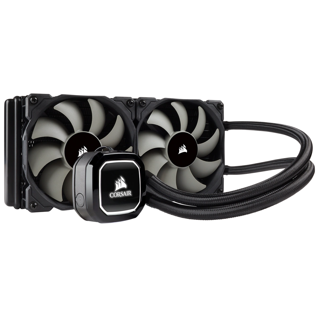 [102911] Water Cooling Corsair H100X Hydro Series 2x CPU Cooler 120mm Black (6012)