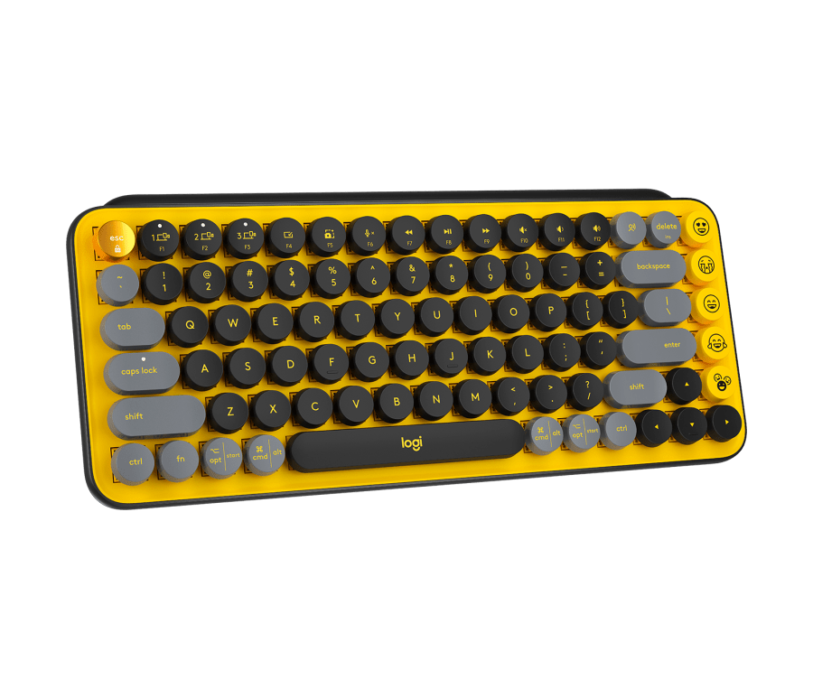 [102936] Teclado Logitech Pop Keys Mecanico Yellow 920-010713