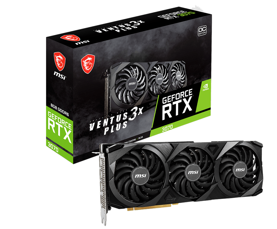 [102958] VGA MSI GeForce RTX 3070 VENTUS 3X PLUS 8G OC (8926)