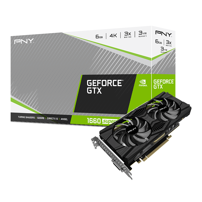 [102964] VGA PNY GeForce GTX 1660 SUPER 6GB GDDR6 Dual FAN (2827)