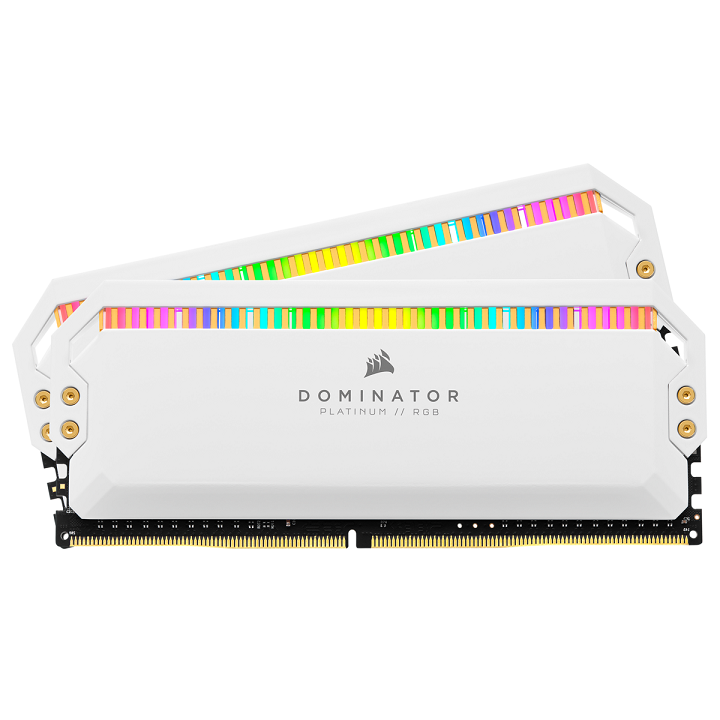 [102996] Memoria DDR4 Corsair 16Gb (2x8Gb) 3600 MHz Dominator Plat. RGB White (5322)