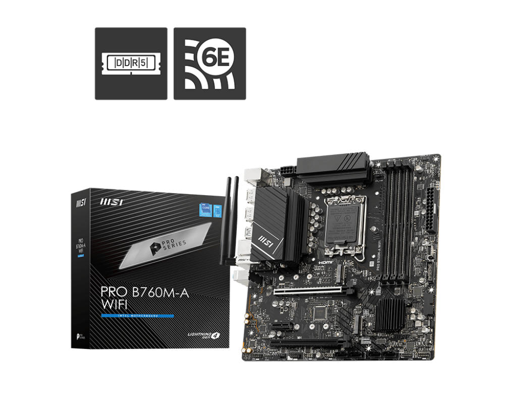 [100792] Mother MSI PRO B760M-A WIFI DDR5 1700