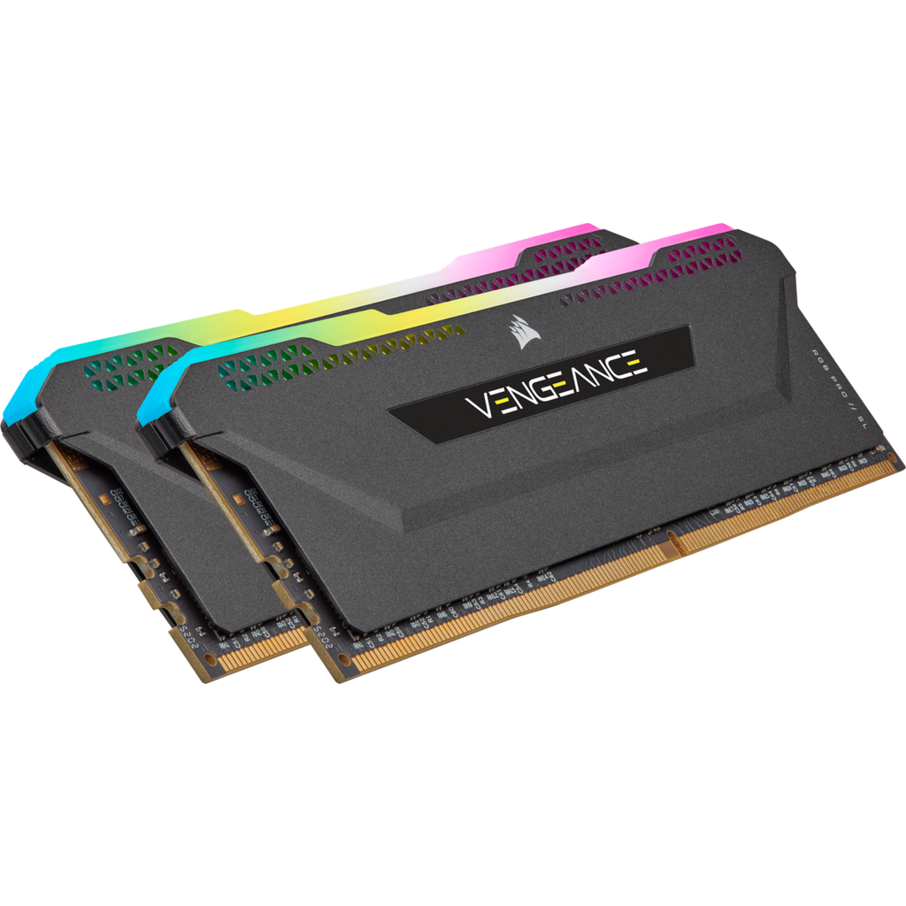 Memoria DDR4 Corsair 16Gb (2x8Gb) 3600 MHz Vengeance RGB Pro SL Black (1989)