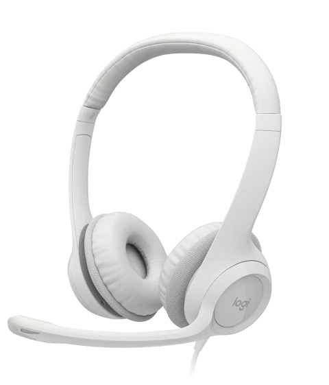 [100025] Auricular Con Microfono Logitech H390 White 981-001285