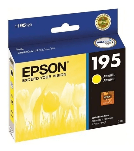 Cartucho Epson T195420Amarillo
