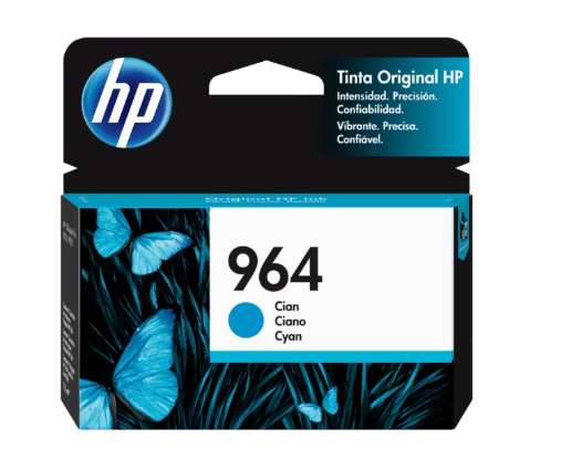 Cartucho HP 964 Cyan Original Ink Cartridge