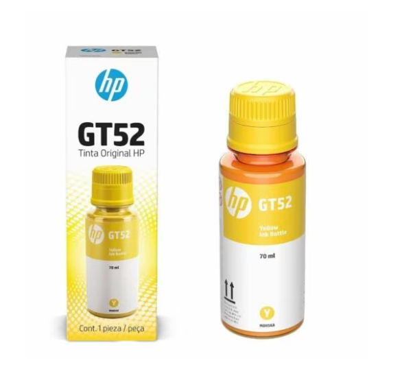 [100826] Botella de Tinta HP GT52 70ml Amarillo M0H56AL
