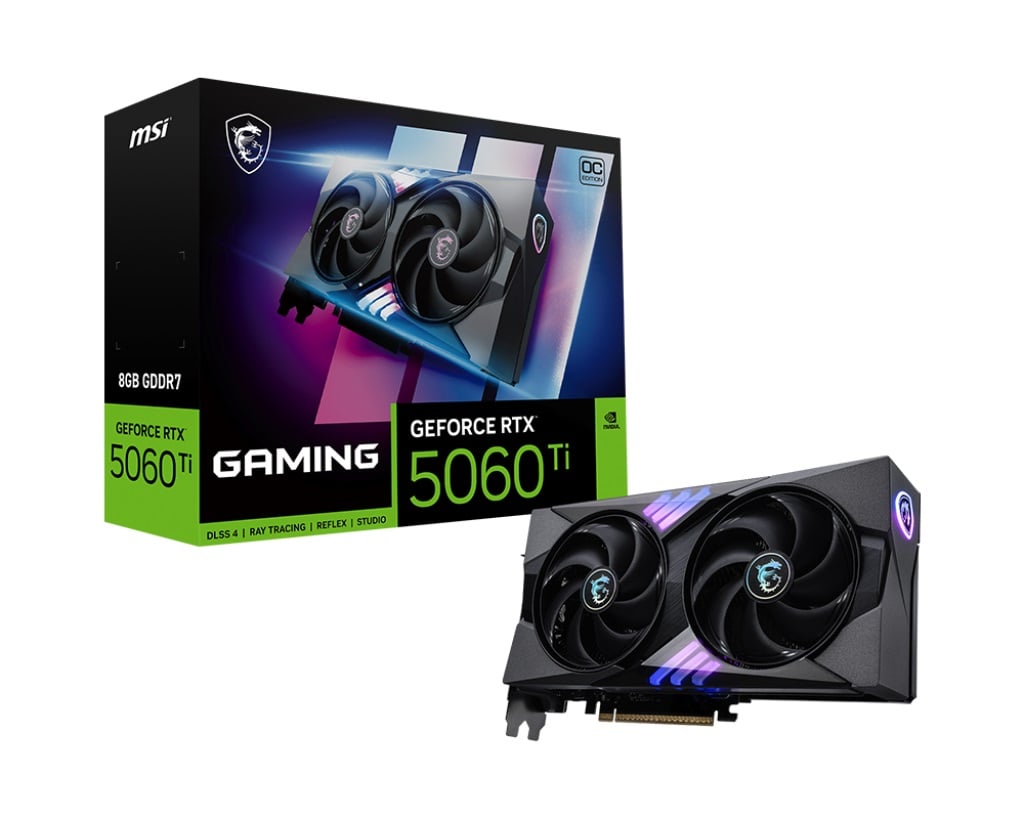 Placa de Video MSI GeForce RTX 5060 Ti GAMING OC 8G