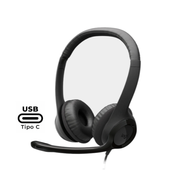 [100072] Auricular Logitech H390 Microfono USB-C 981-001575