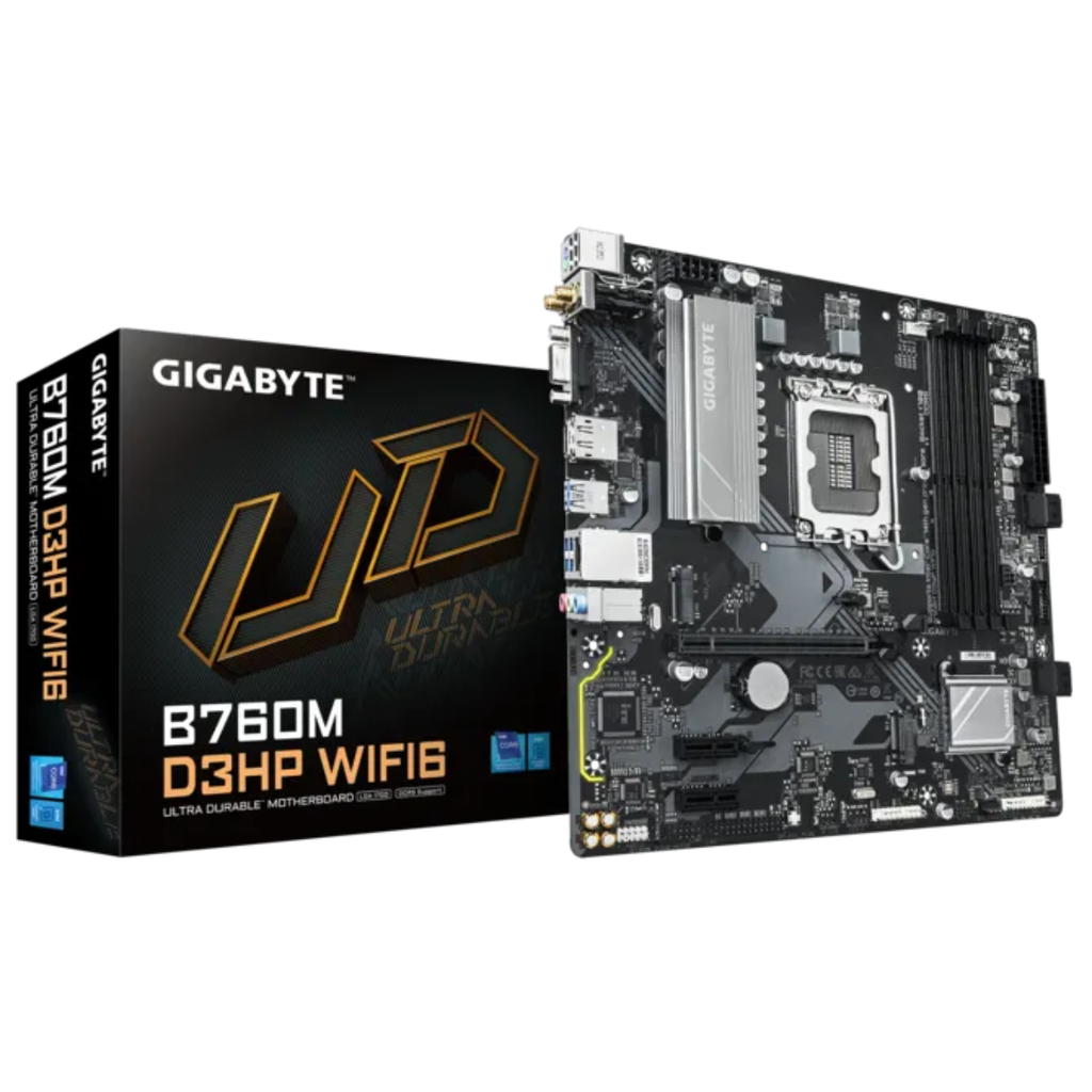 [100412] Mother Gigabyte B760M D3HP WIFI6 DDR5 1700 (12va/13va/14va Gen)