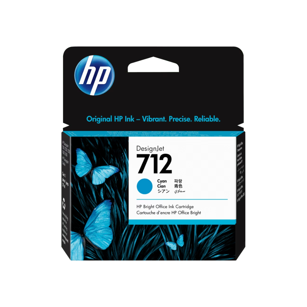 [103309] Cartucho HP 712 29 ml Cyan Ink Cartridge