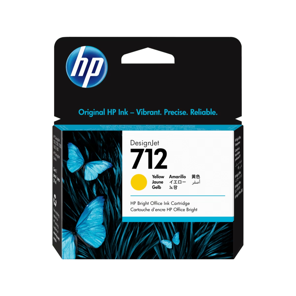 [103311] Cartucho HP 712 29 ml Yellow Ink Cartridge