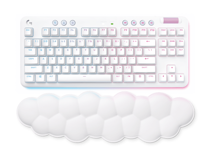 [103355] Teclado Logitech G715 Aurora White Mech  RGB Wifi 920-010453