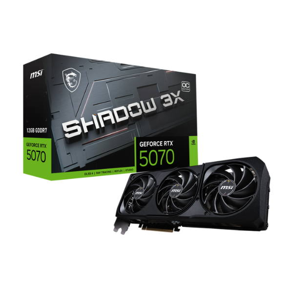 VGA MSI GeForce RTX 5070 SHADOW 3X OC 12G