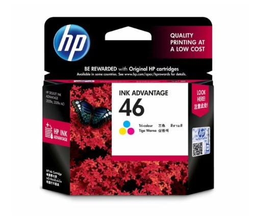 Cartucho HP 46 Tri-color Ink Cartridge
