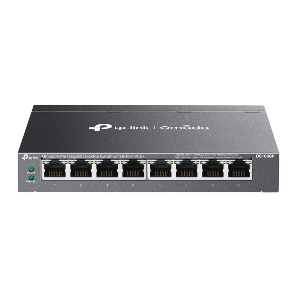 Switch 8P Gigabit (8 POE) TP-Link Omada DS108GP