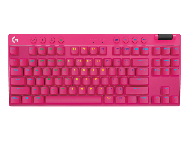 [100847] Teclado Logitech PRO X TKL Magenta Lightspeed 920-012154