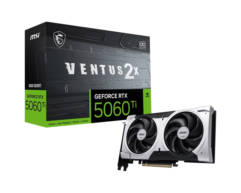 [103565] Placa de Video MSI GeForce RTX 5060 Ti VENTUS 2X OC PLUS 8G