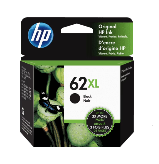 [100859] Cartucho HP 62XL Black Ink Cartridge