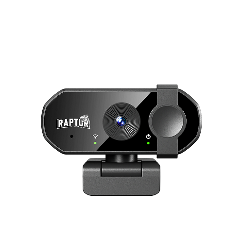 [103585] Webcam Raptor Vision 4K Microfono Tapa