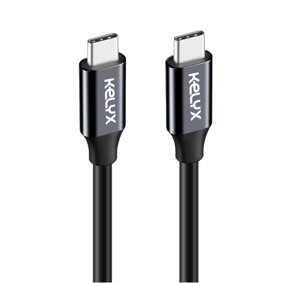 Cable Kelyx USB Type C a Type C 65W / 20Gbp - 4K ULTRA HD 1mt (7053)